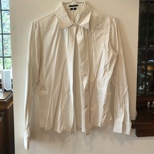 White Long Sleeve Button Down